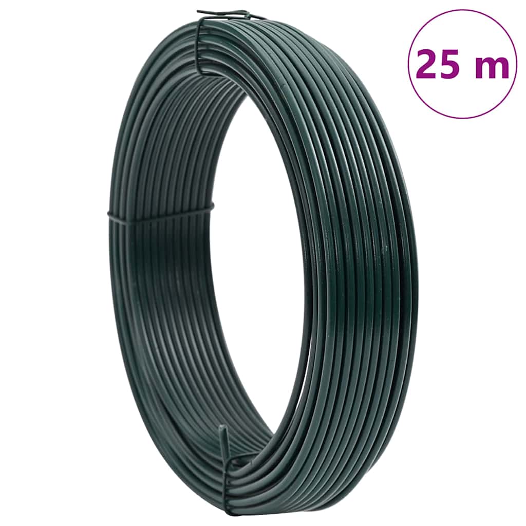 Tremmebindingswire Grøn 25 m PVC