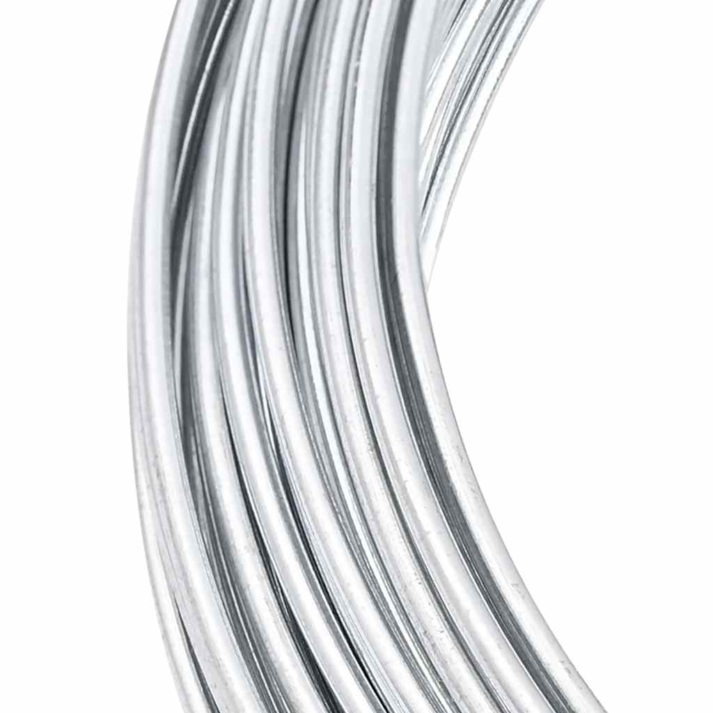 Tremmebindingswire Sølv 33 m Hurtigt dyppet galvaniseret kabel
