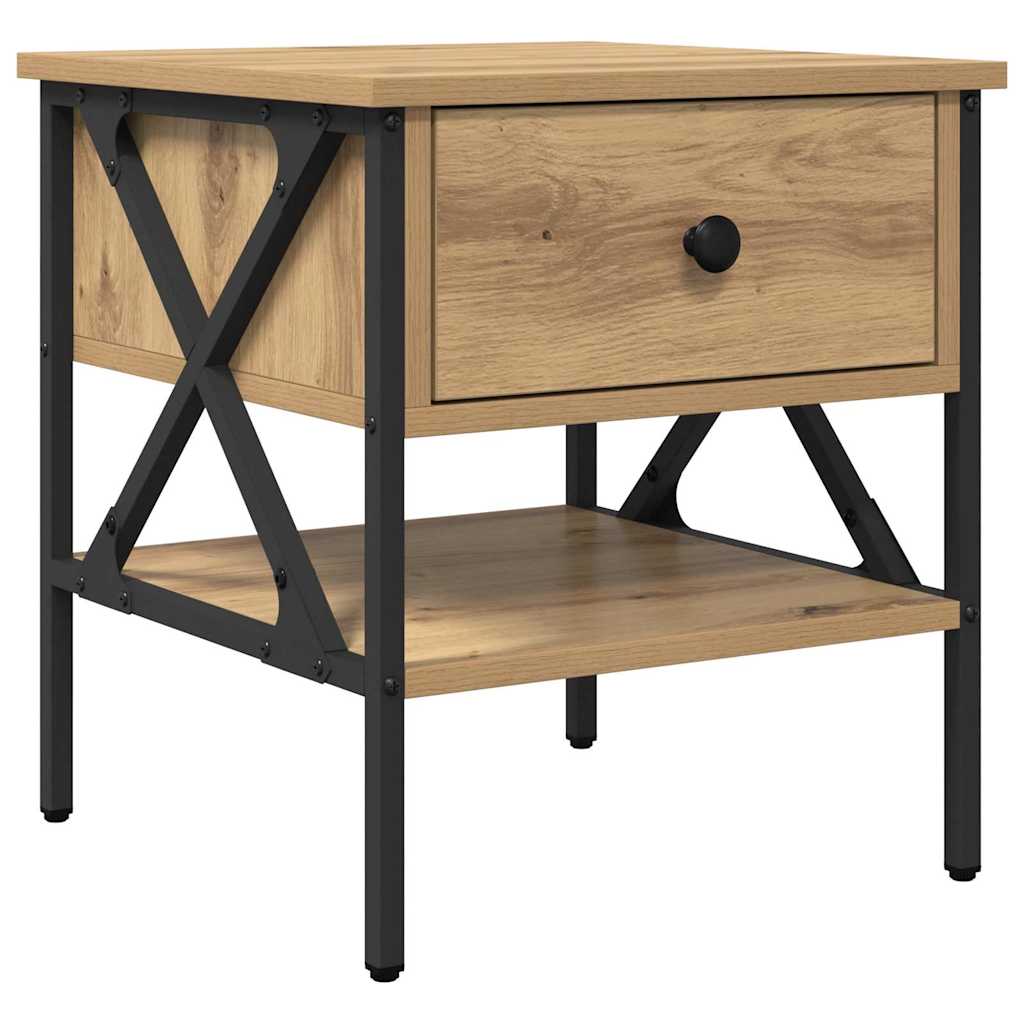 Sengebord 2 stk. artisan eg 40 x 42 x 45 cm