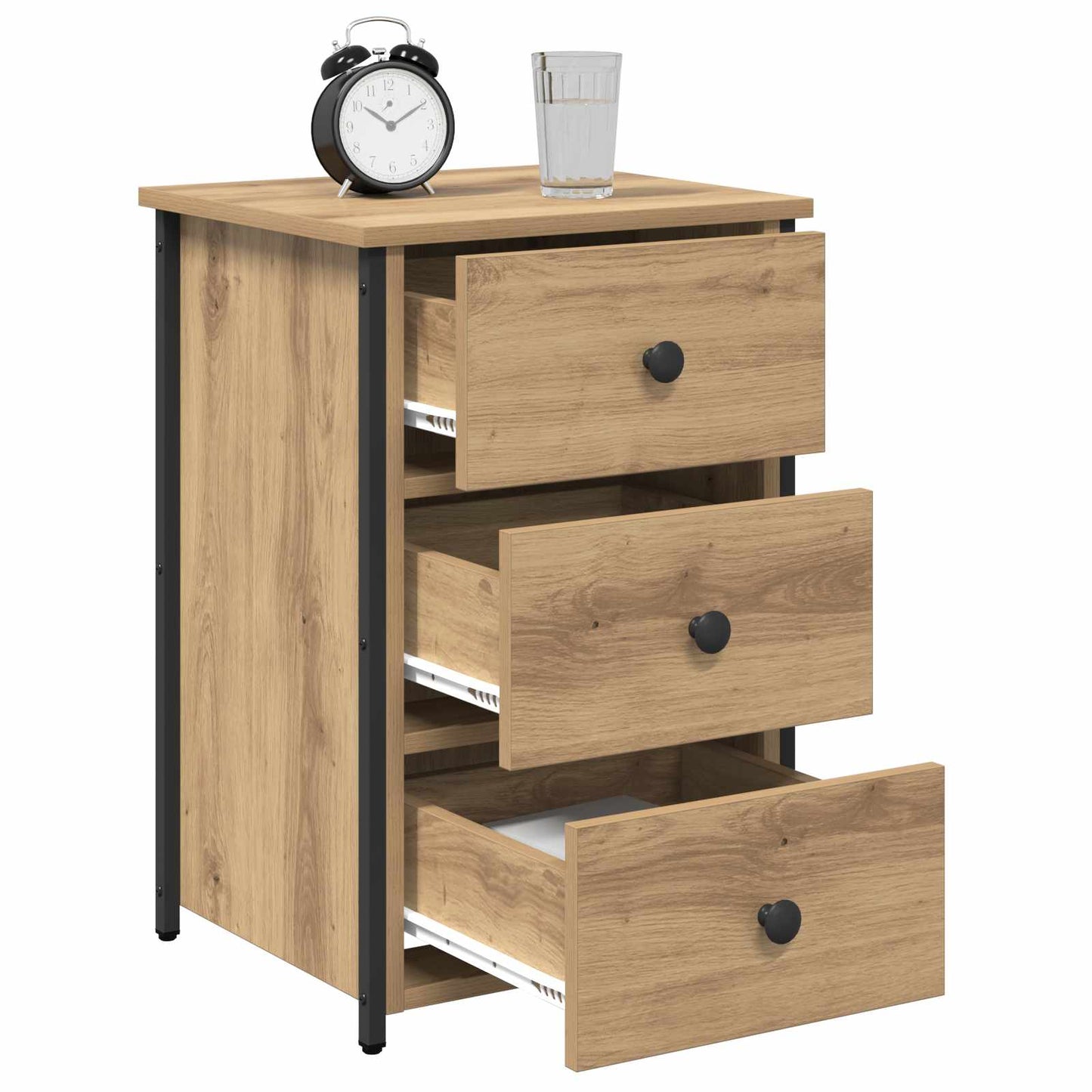 Natskab Brun 40 x 36 x 60 cm Solid genbrugs træ