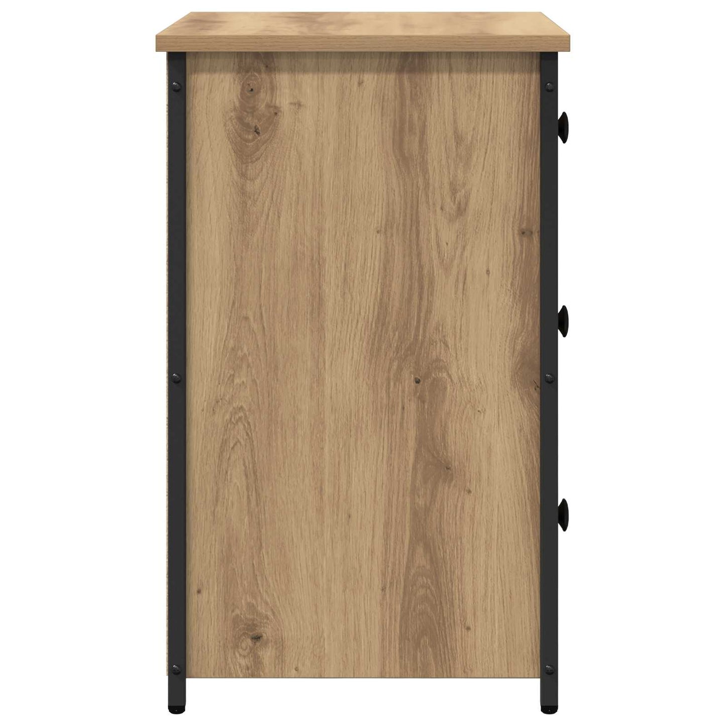 Natskab 2 stk. Brun 40 x 36 x 60 cm Solid genbrugs træ