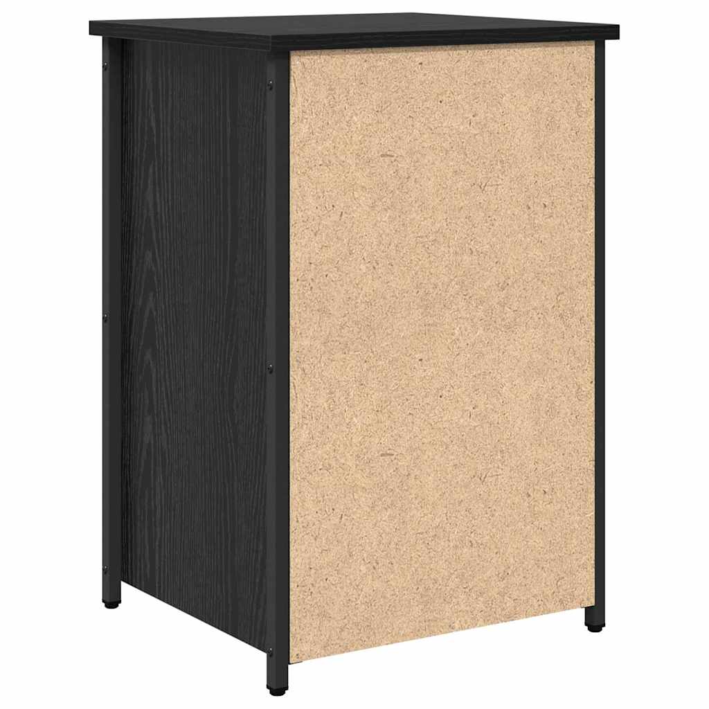 Natskab 2 stk. Sort eg 40 x 36 x 60 cm Solid genbrugs træ