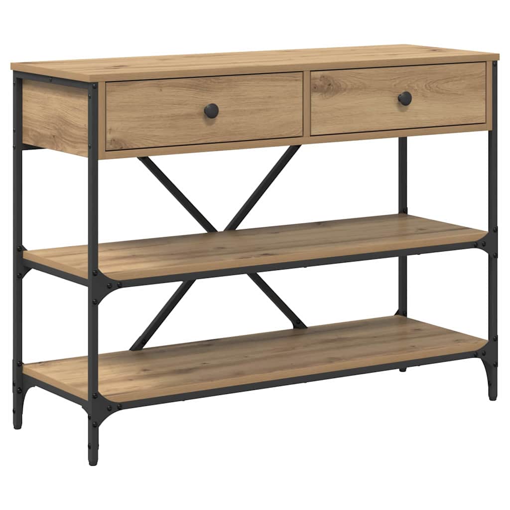 Konsolbord Brun 100 x 34,5 x 75 cm træ