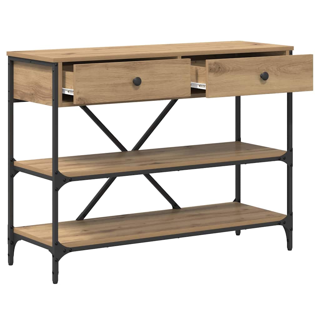 Konsolbord Brun 100 x 34,5 x 75 cm træ