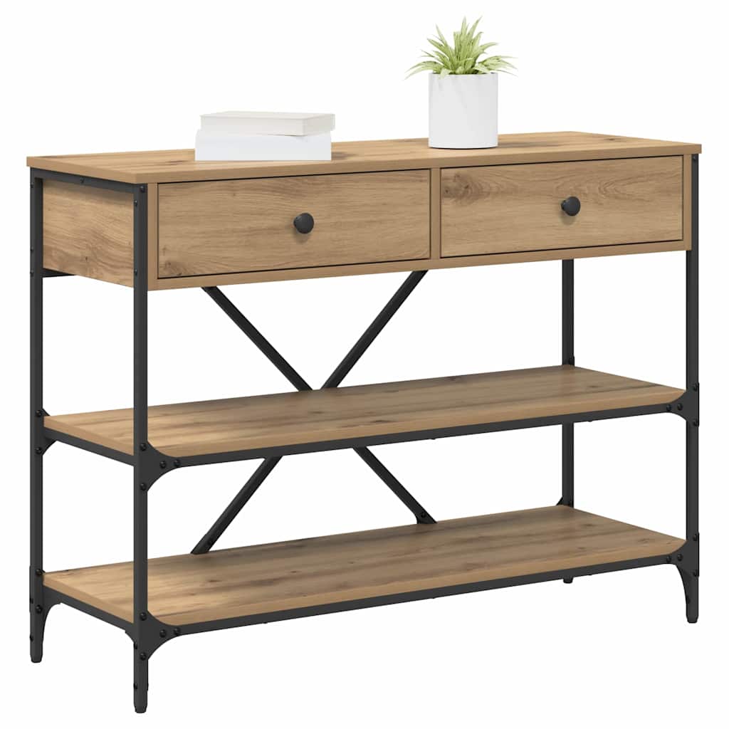 Konsolbord Brun 100 x 34,5 x 75 cm træ
