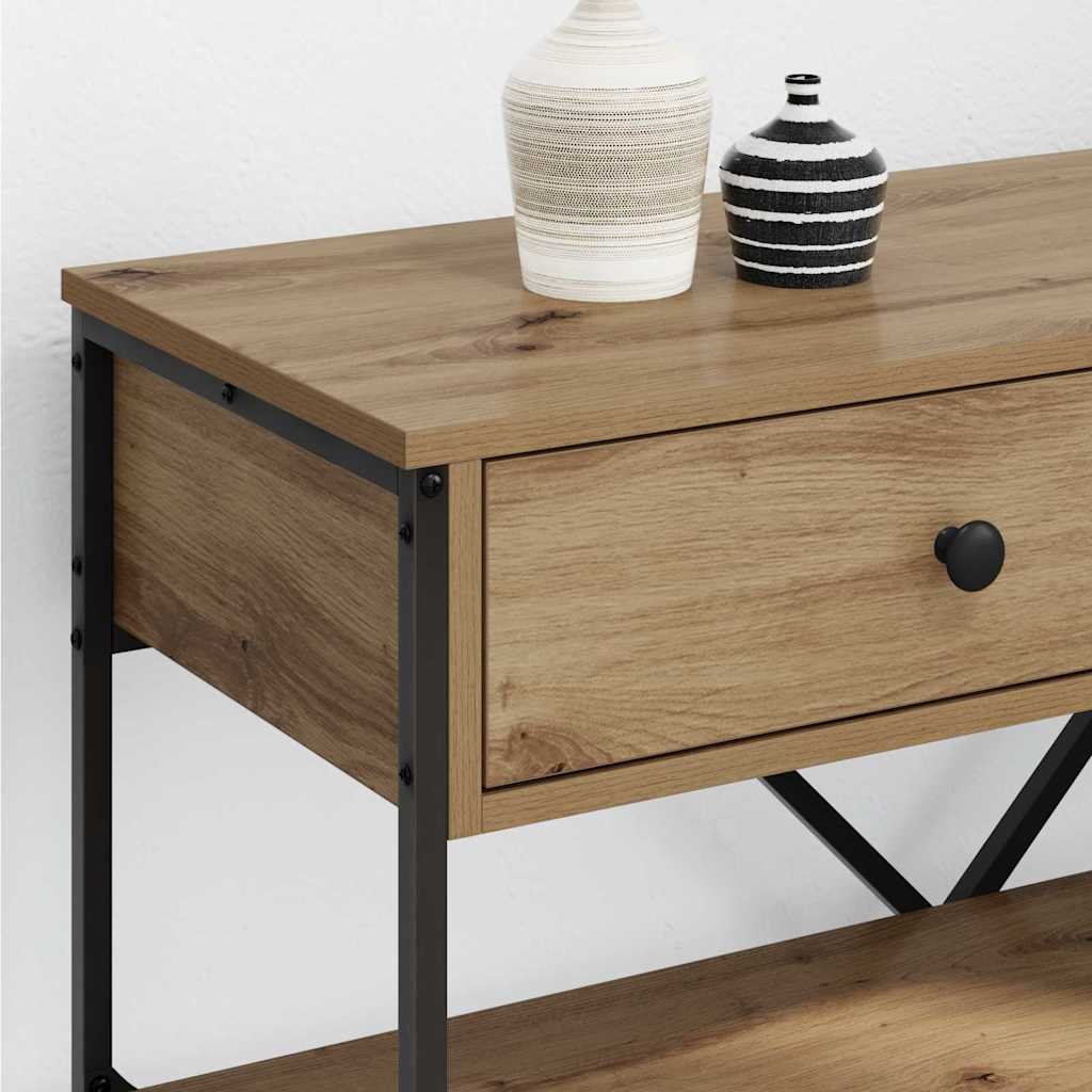 Konsolbord Brun 75 x 34,5 x 75 cm træ