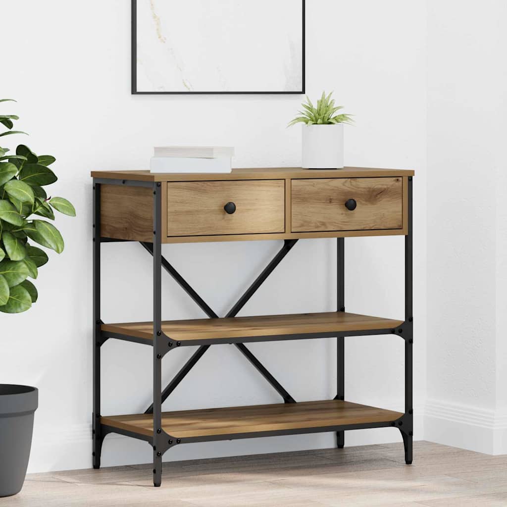 Konsolbord Brun 75 x 34,5 x 75 cm træ