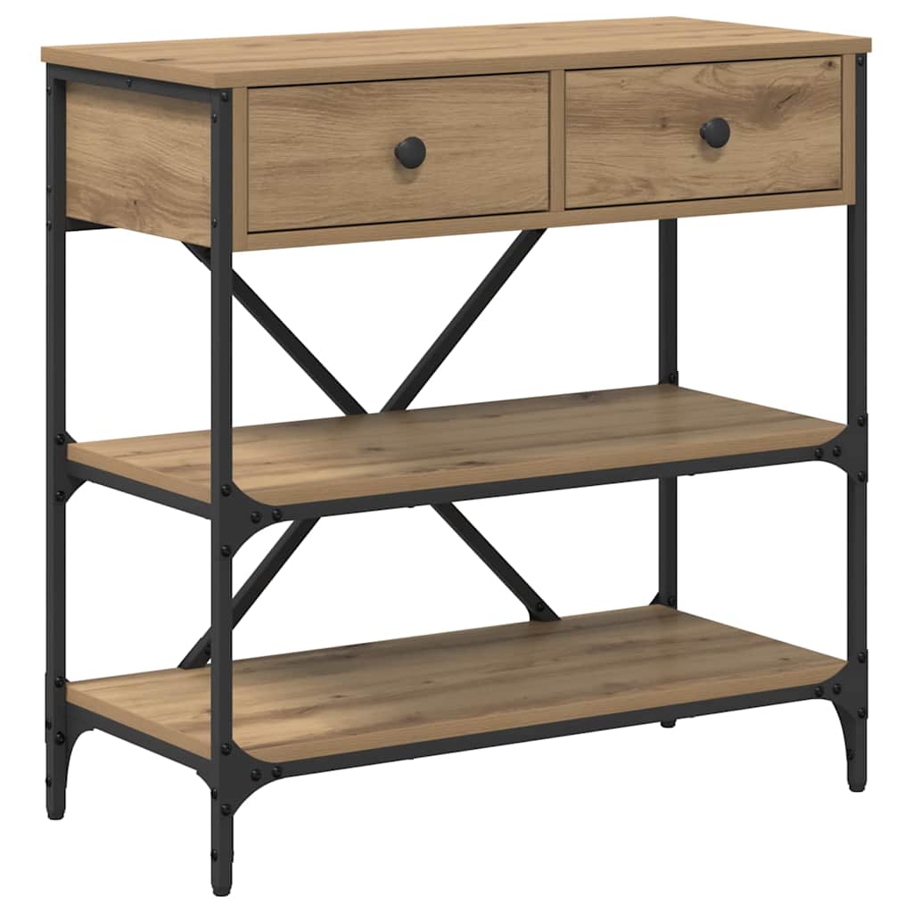Konsolbord Brun 75 x 34,5 x 75 cm træ