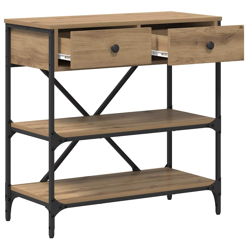 Konsolbord Brun 75 x 34,5 x 75 cm træ