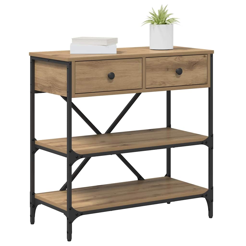 Konsolbord Brun 75 x 34,5 x 75 cm træ