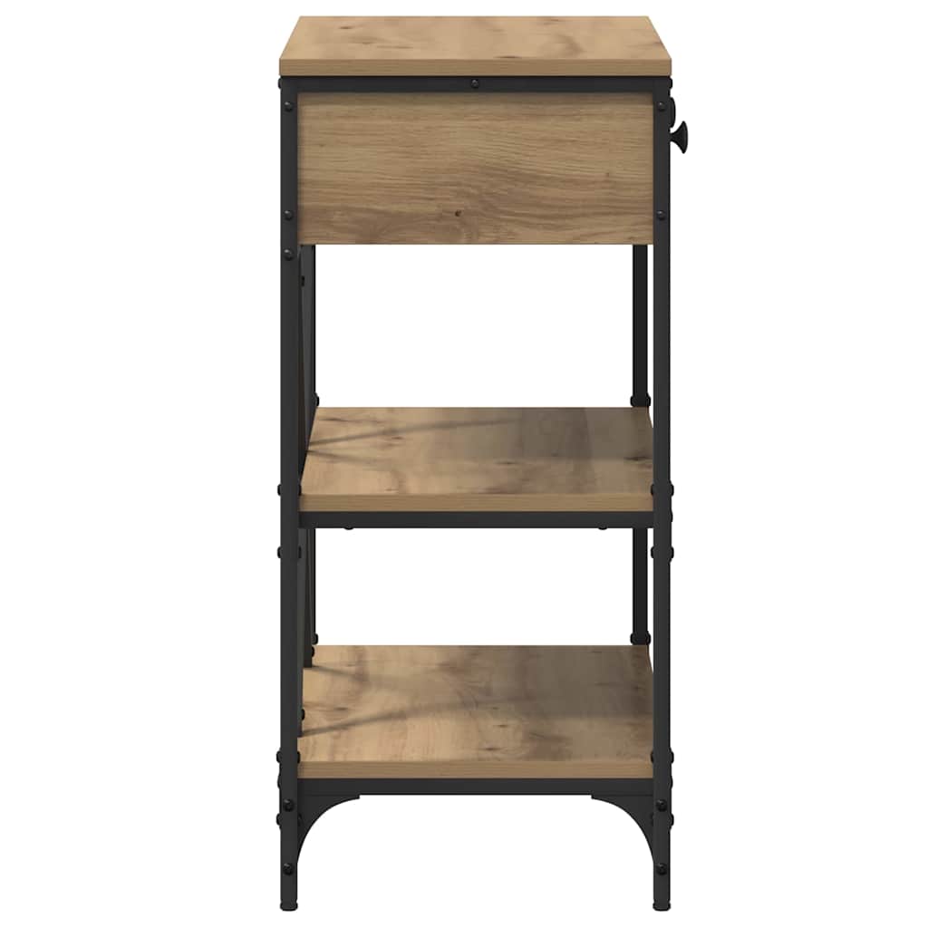 Konsolbord Brun 75 x 34,5 x 75 cm træ