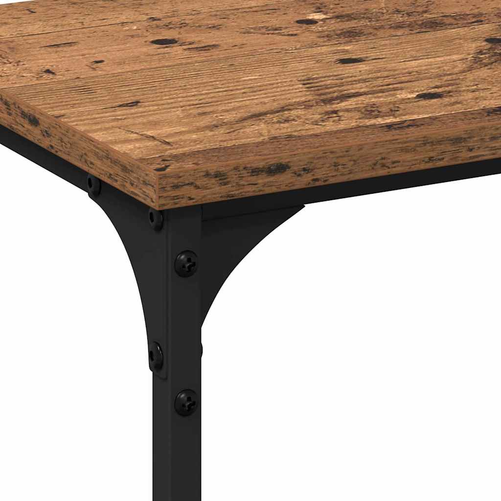 Konsolbord Gammelt træ 200 x 29 x 75 cm Samlet træ og metal