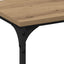 Konsolbord artisan eg 200 x 29 x 75 cm Samlet træ og metal