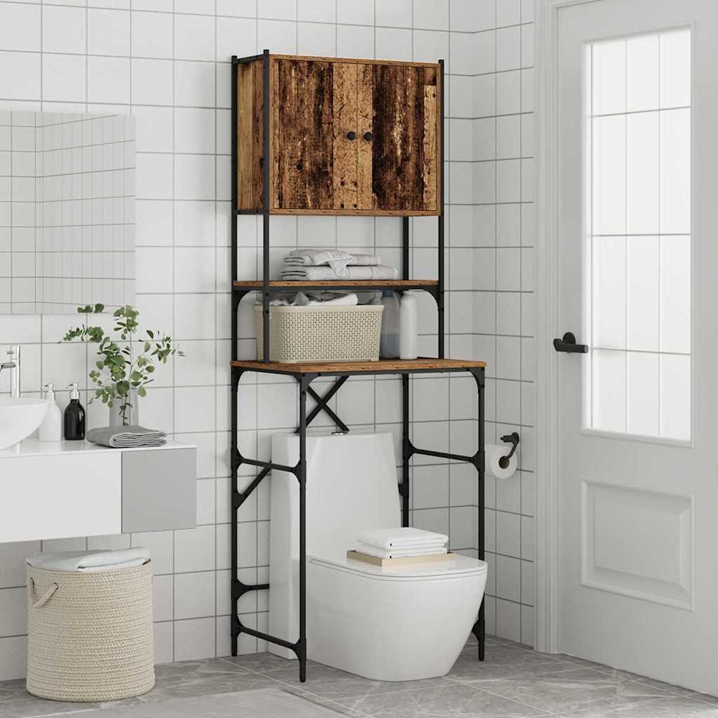 Vaskemaskineskab Gammelt træ 68 x 48,5 x 194 cm Konstrueret træ