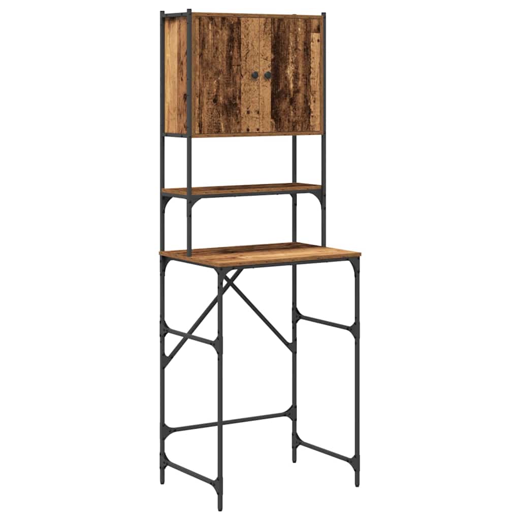 Vaskemaskineskab Gammelt træ 68 x 48,5 x 194 cm Konstrueret træ