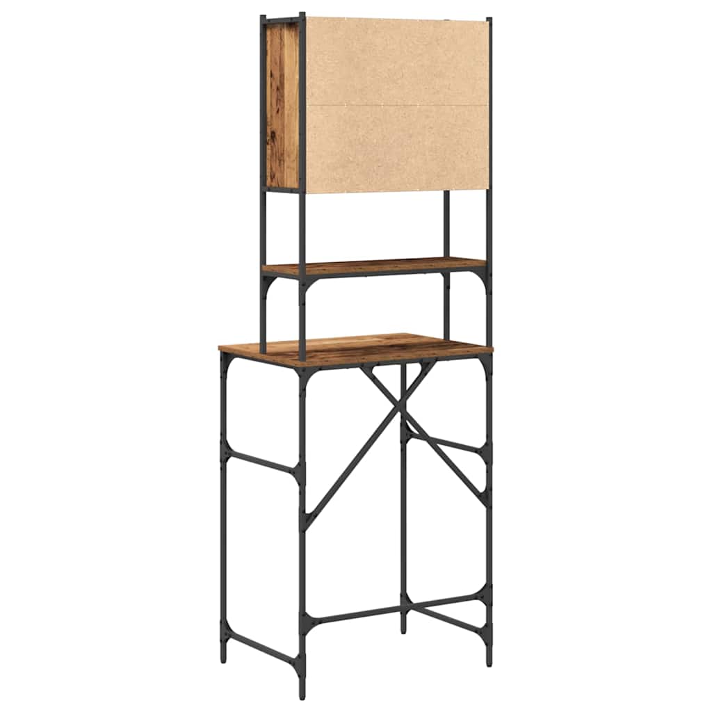 Vaskemaskineskab Gammelt træ 68 x 48,5 x 194 cm Konstrueret træ