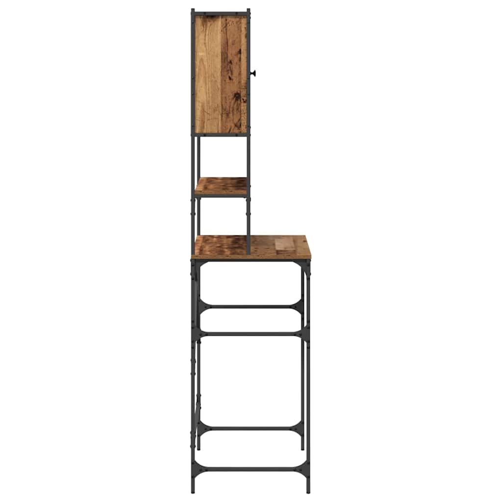 Vaskemaskineskab Gammelt træ 68 x 48,5 x 194 cm Konstrueret træ