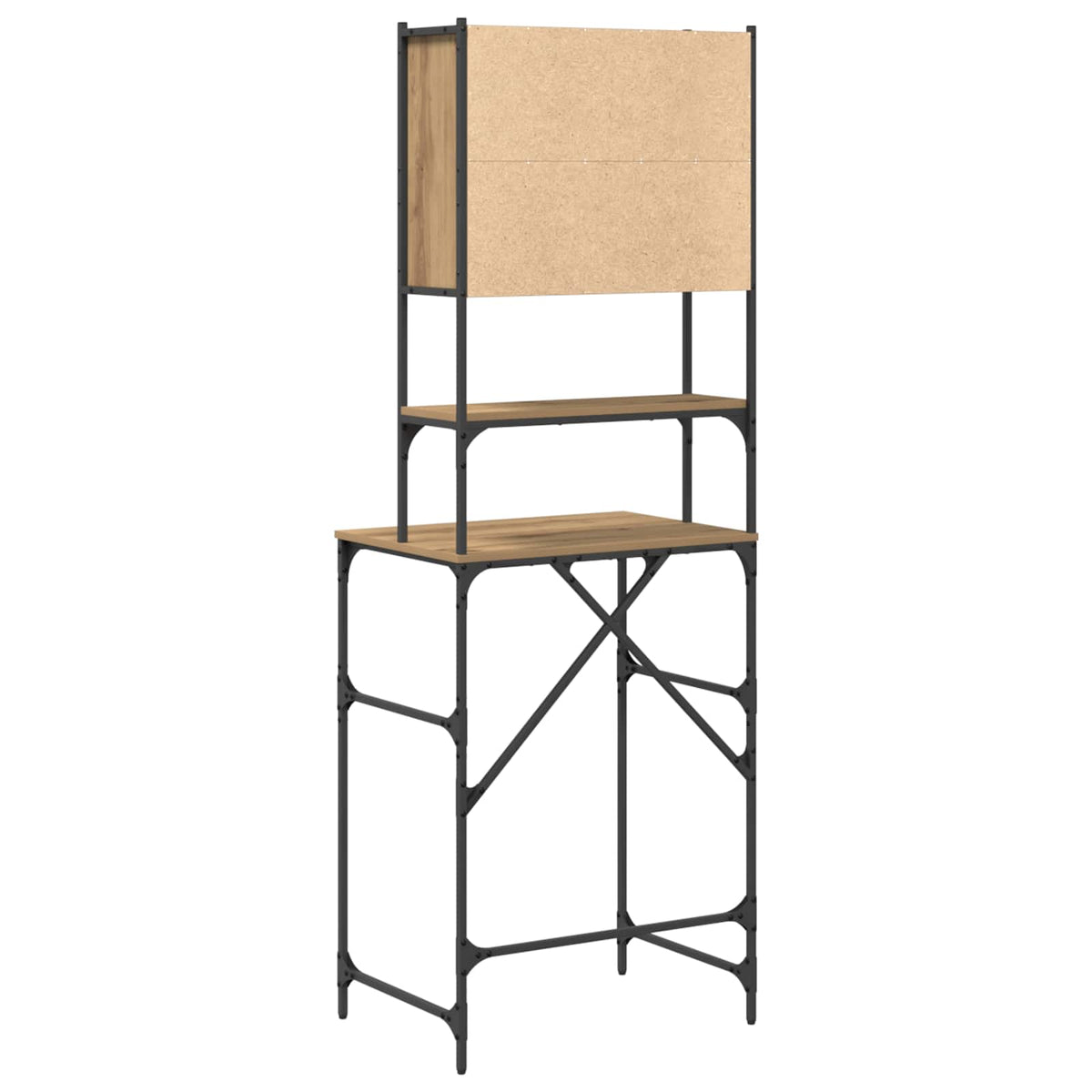 Vaskemaskineskab Artisan-eg 68 x 48,5 x 194 cm Konstrueret træ