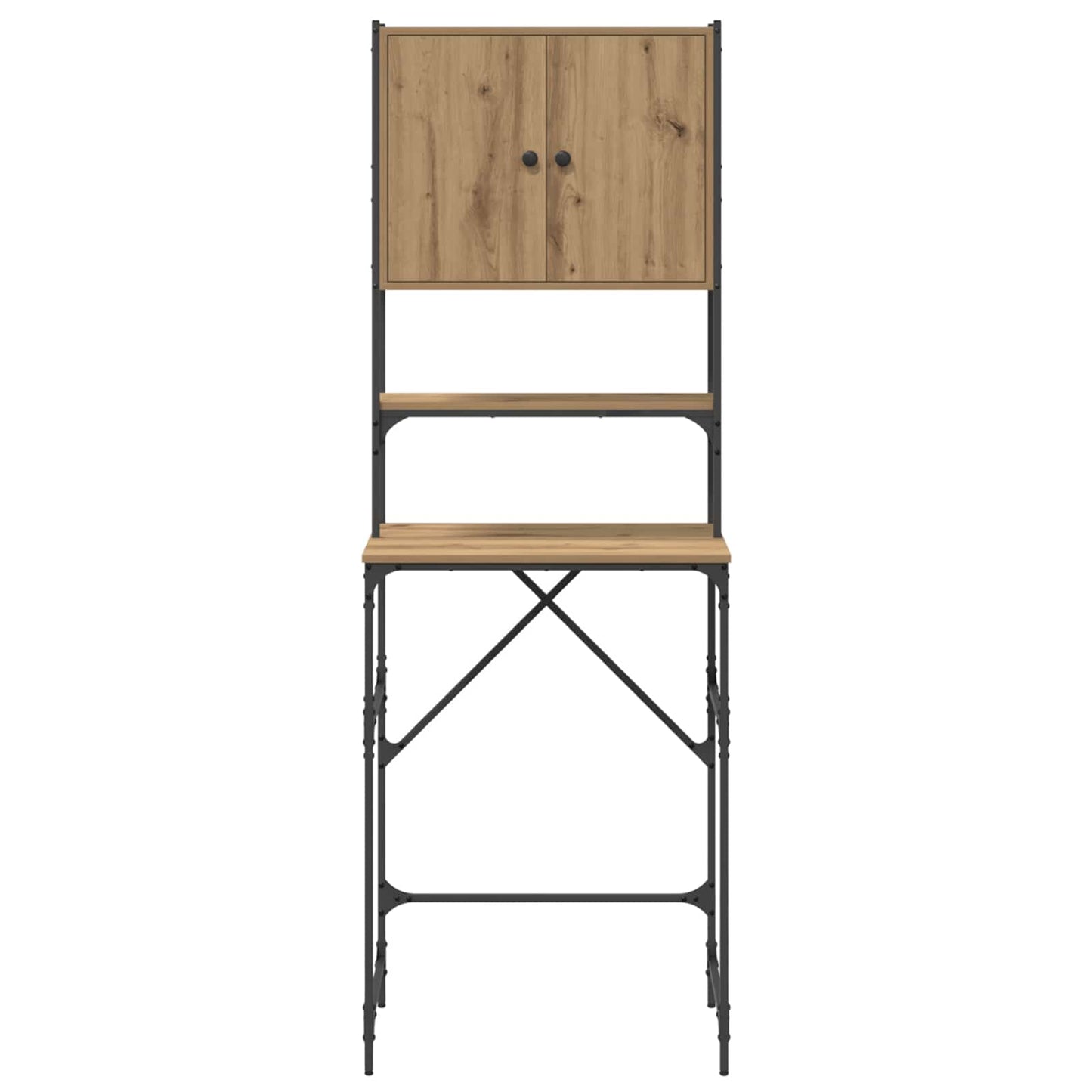 Vaskemaskineskab Artisan-eg 68 x 48,5 x 194 cm Konstrueret træ