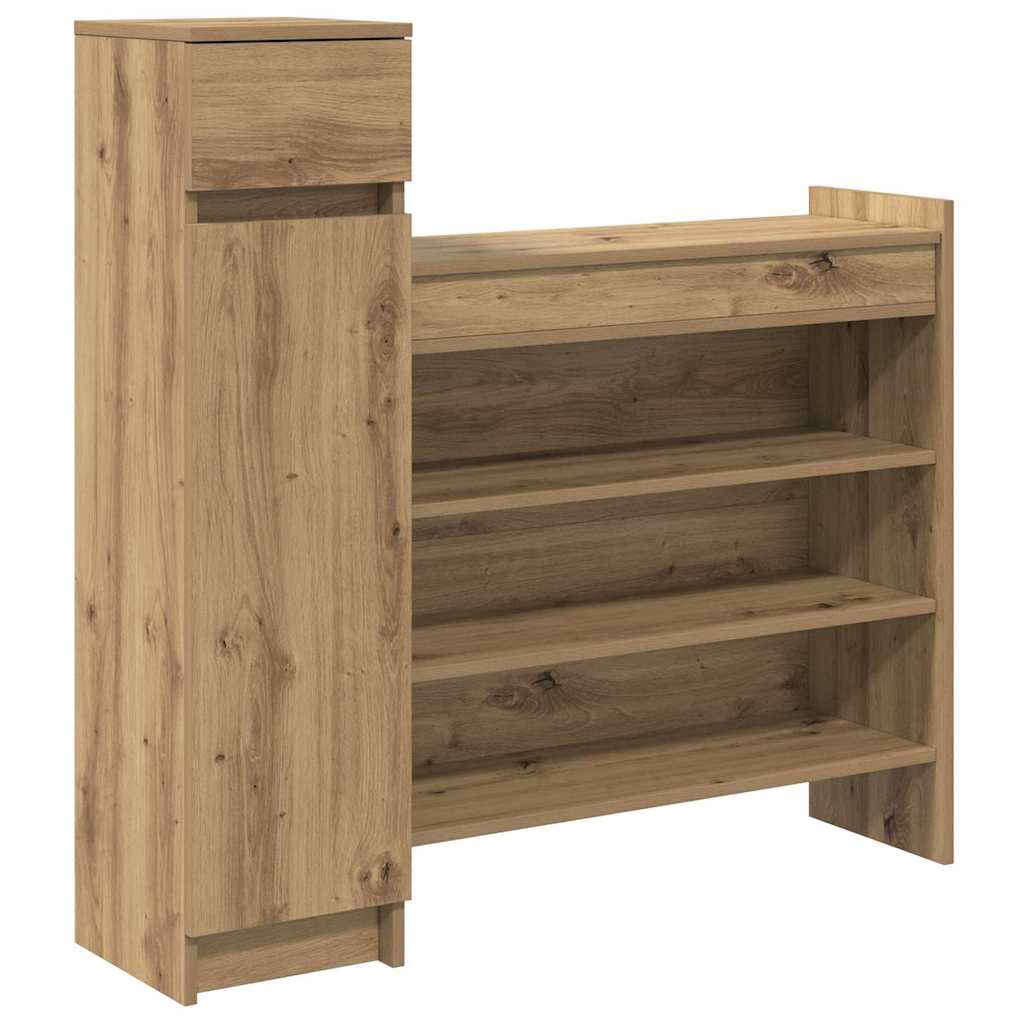 Sko skab Artisan Egetræ 100,5 x 28 x 100 cm Konstrueret træ