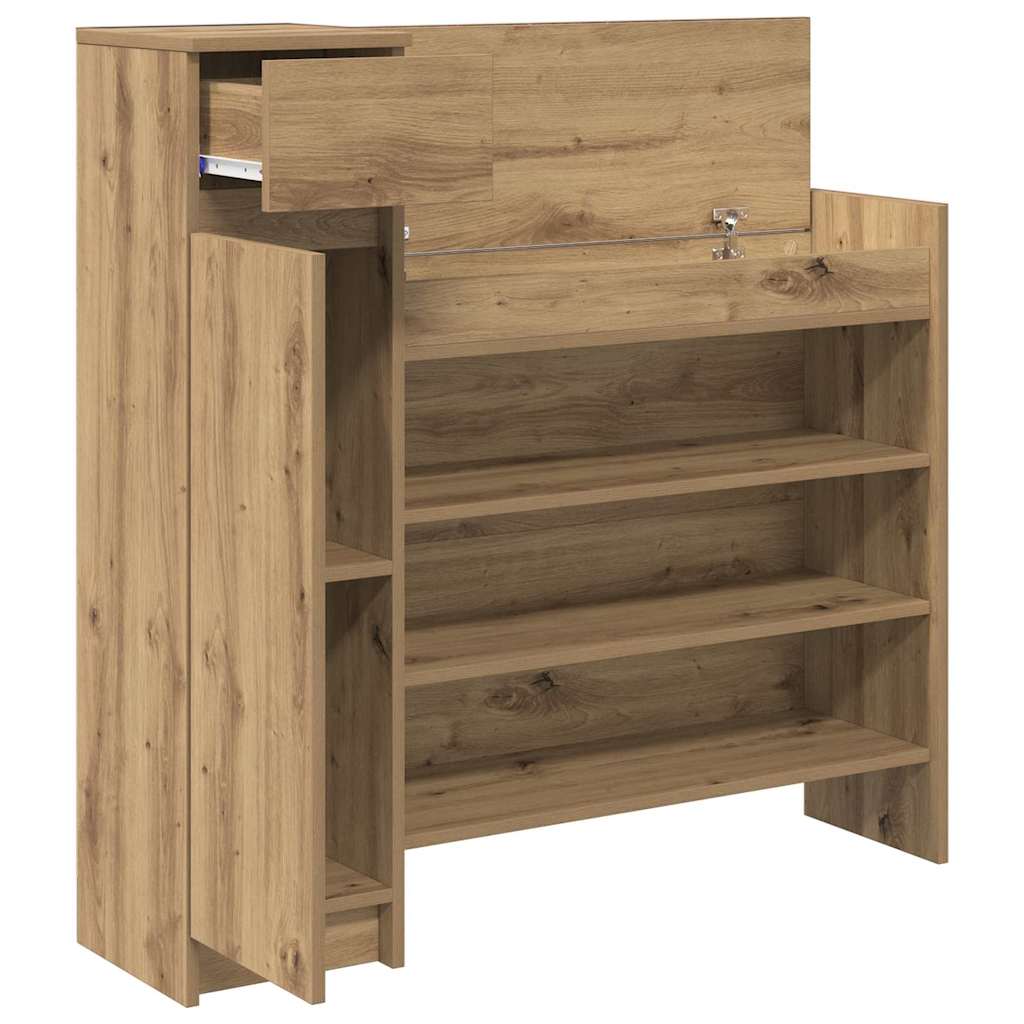 Sko skab Artisan Egetræ 100,5 x 28 x 100 cm Konstrueret træ