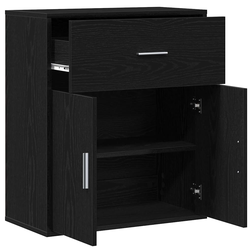 Sideboard Sort eg 60 x 31 x 70 cm Konstrueret træ