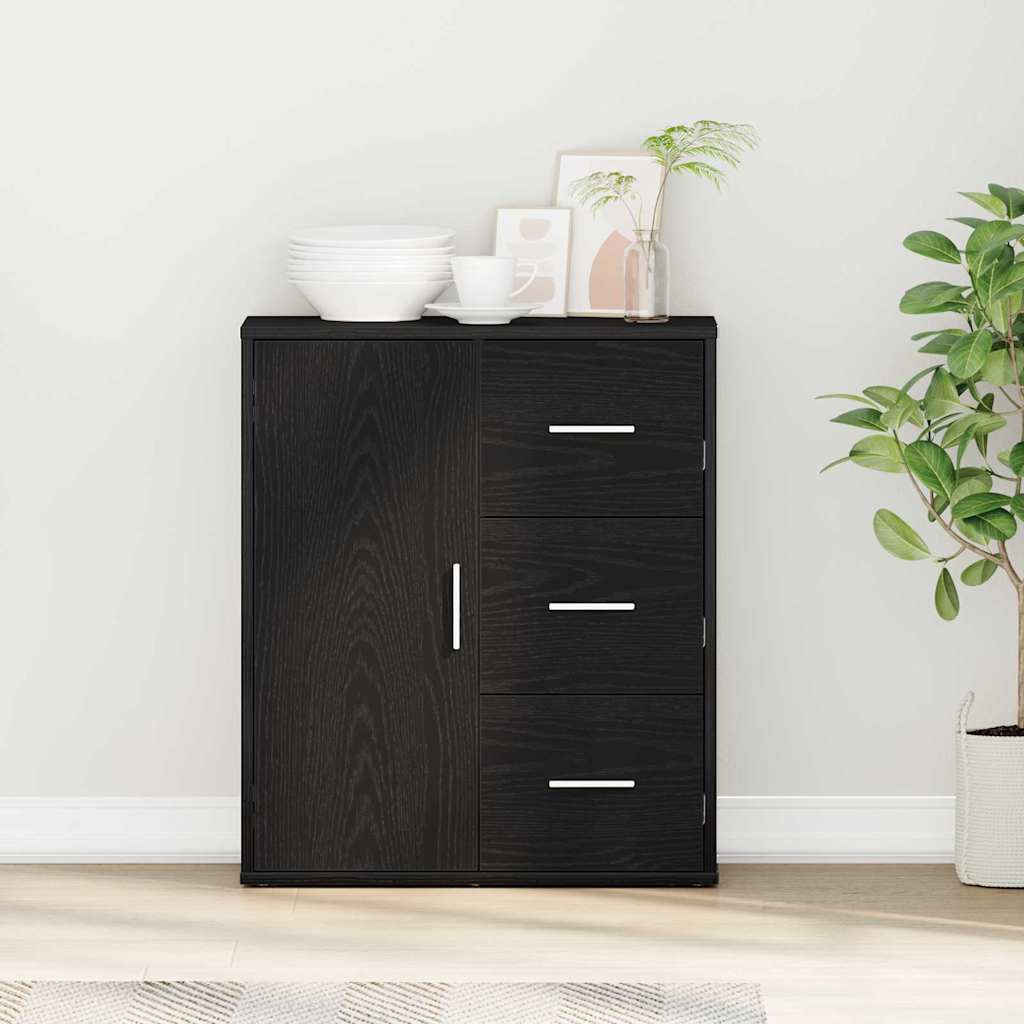 Sideboard Sort eg 60 x 31 x 70 cm Konstrueret træ