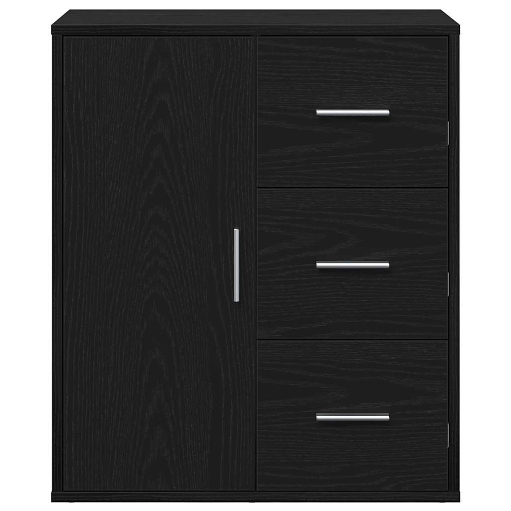 Sideboard Sort eg 60 x 31 x 70 cm Konstrueret træ