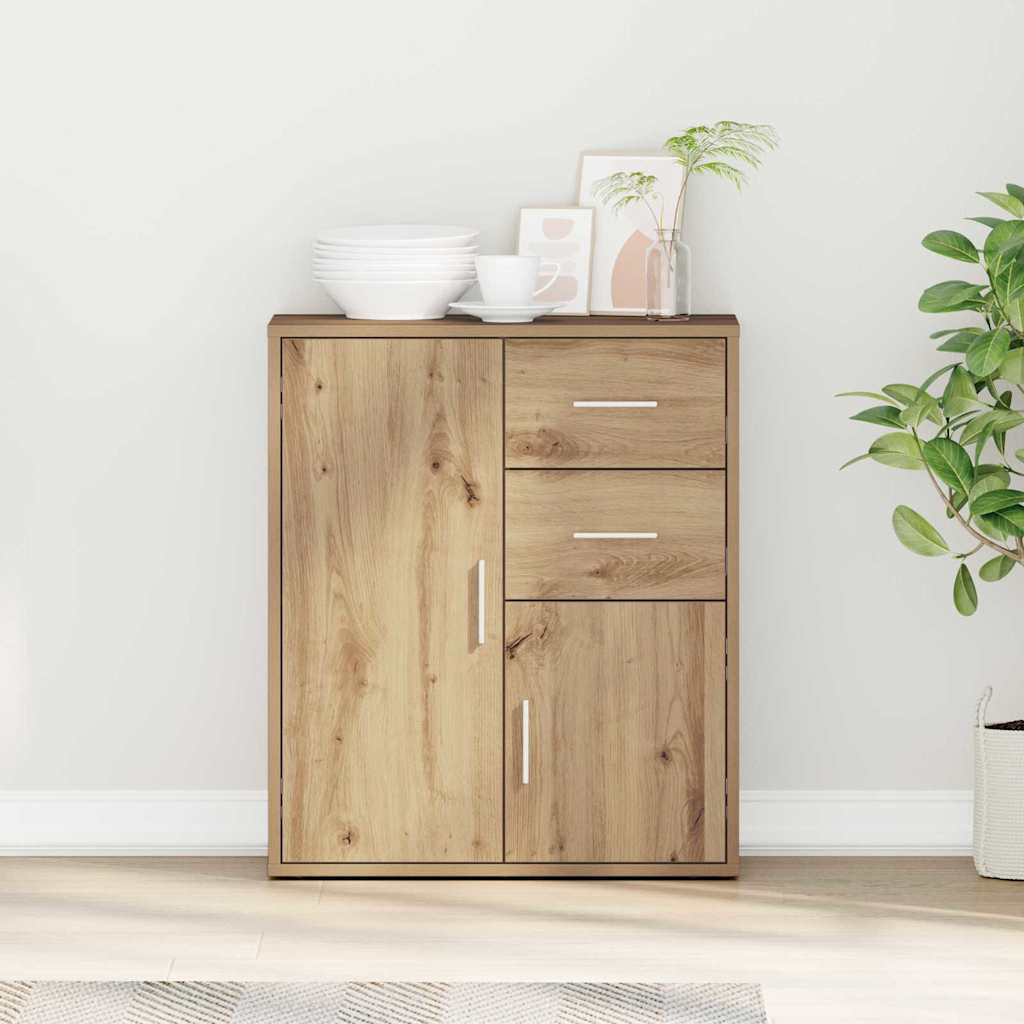 Sideboard Artisan Egetræ 60 x 31 x 70 cm Konstrueret træ