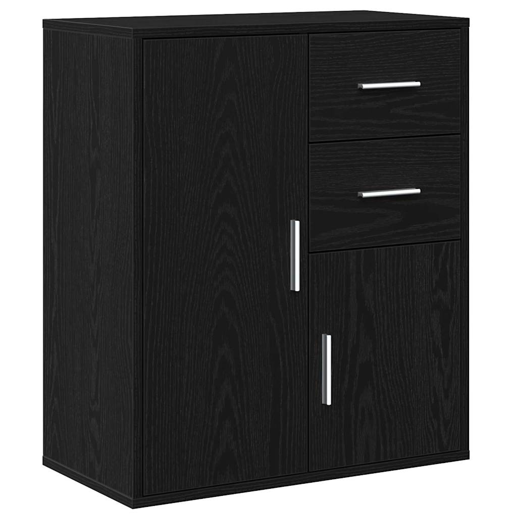 Sideboard Sort eg 60 x 31 x 70 cm Konstrueret træ
