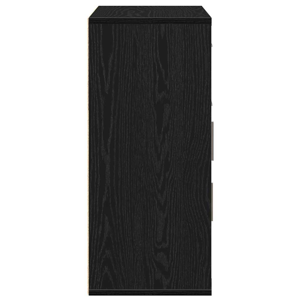 Sideboard Sort eg 60 x 31 x 70 cm Konstrueret træ