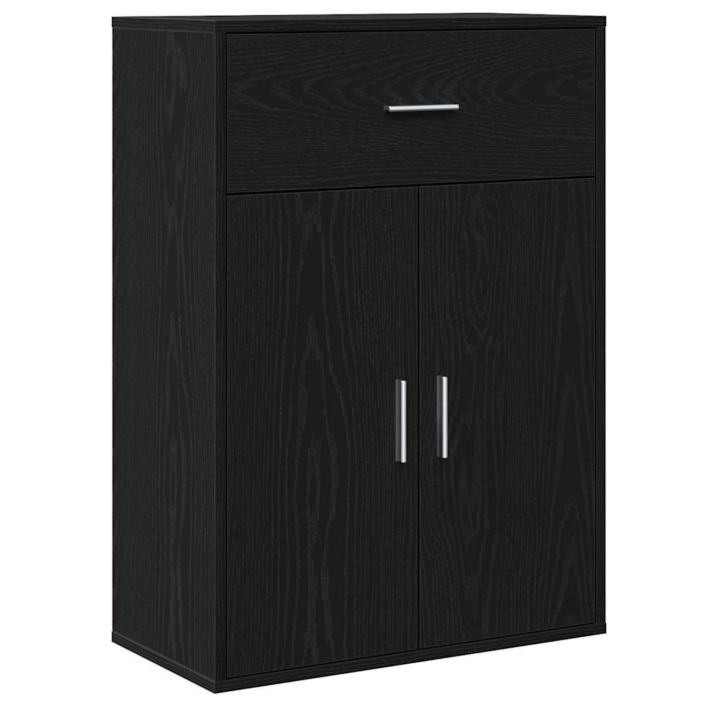 Sideboard Sort eg 60 x 30 x 84 cm Konstrueret træ