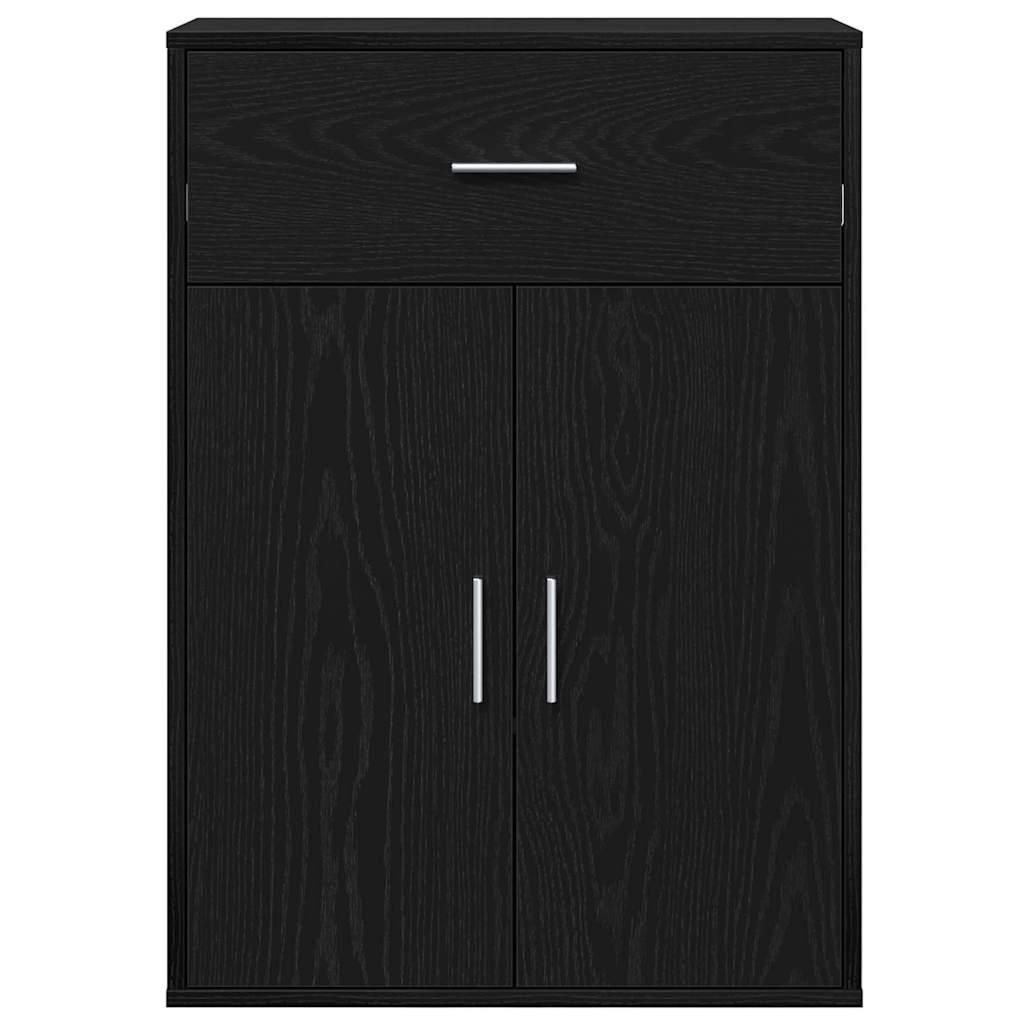 Sideboard Sort eg 60 x 30 x 84 cm Konstrueret træ