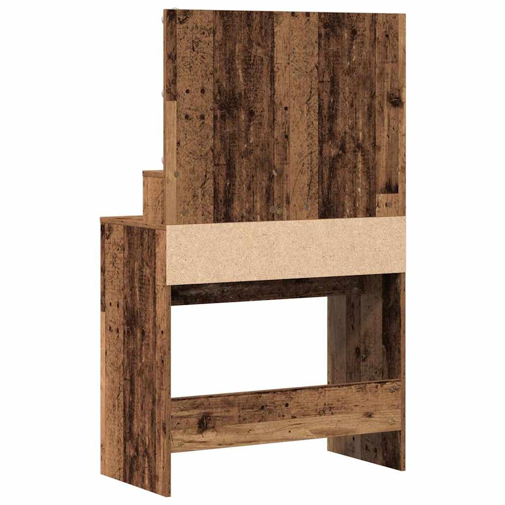 Klædeskab Gammelt træ 80 x 41 x 134,5 cm Konstrueret træ