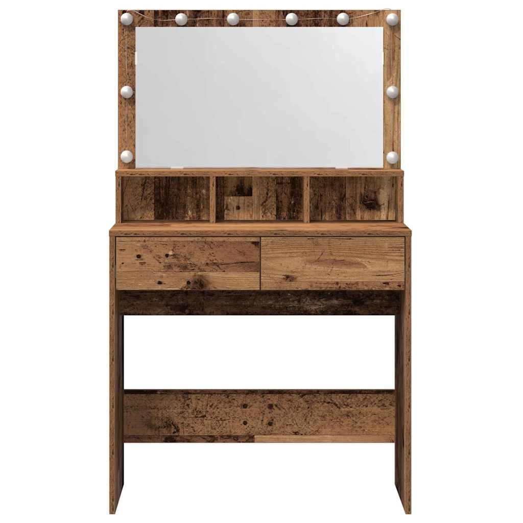 Klædeskab Gammelt træ 80 x 41 x 134,5 cm Konstrueret træ