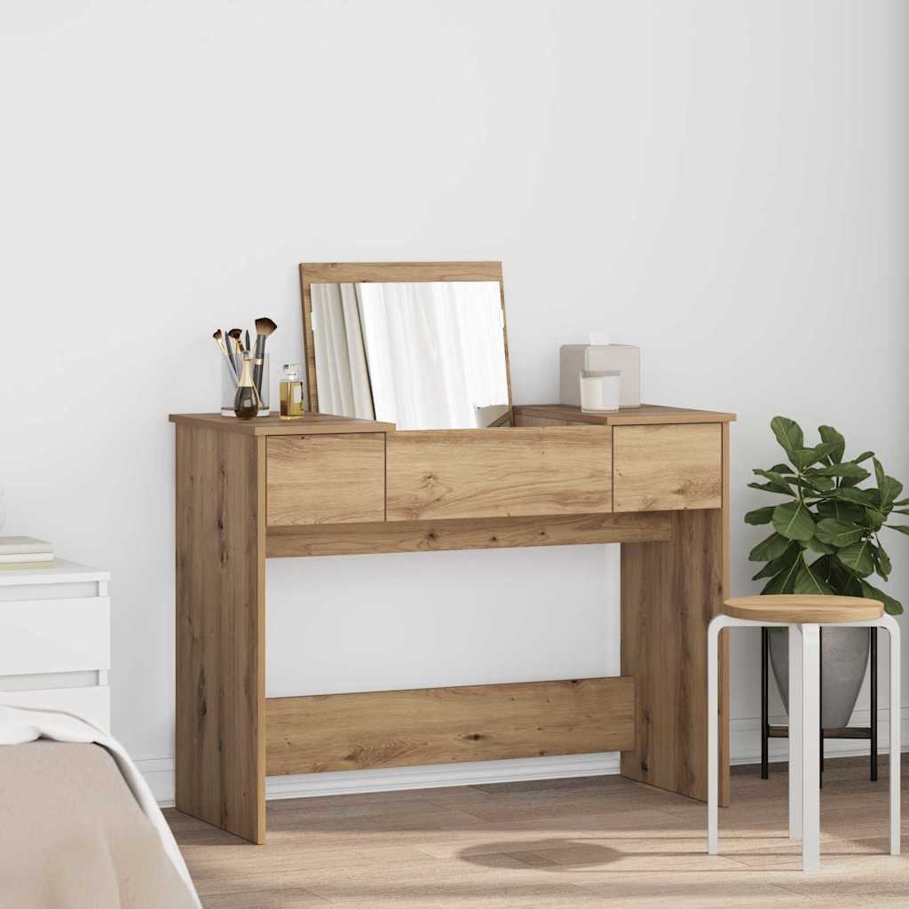 Kosmetikbord Artisan Egetræ 100 x 45 x 76 cm