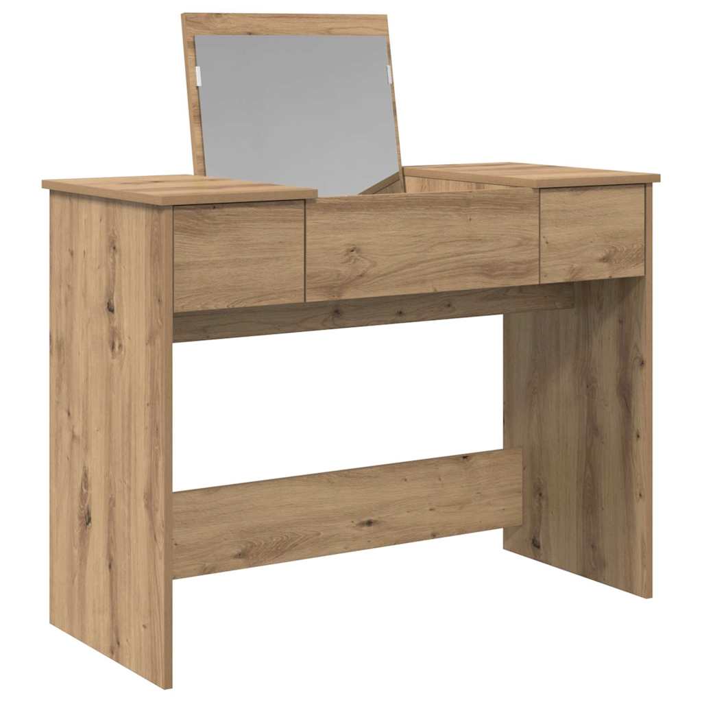 Kosmetikbord Artisan Egetræ 100 x 45 x 76 cm