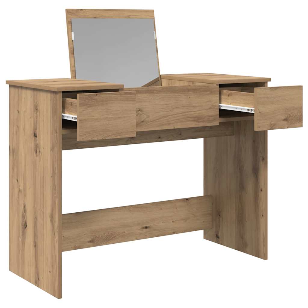Kosmetikbord Artisan Egetræ 100 x 45 x 76 cm