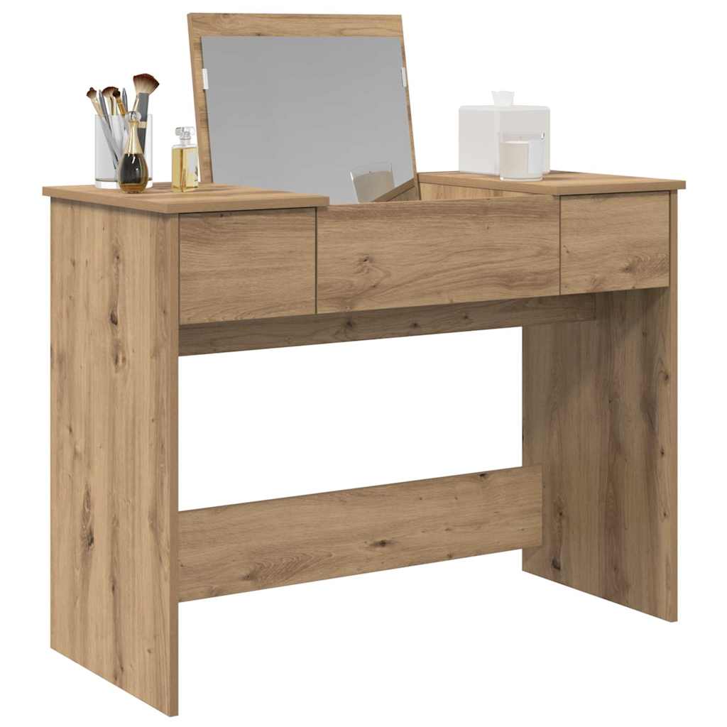 Kosmetikbord Artisan Egetræ 100 x 45 x 76 cm