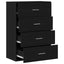 Sideboard Sort eg 60 x 31 x 84 cm Konstrueret træ