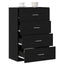 Sideboard Sort eg 60 x 31 x 84 cm Konstrueret træ