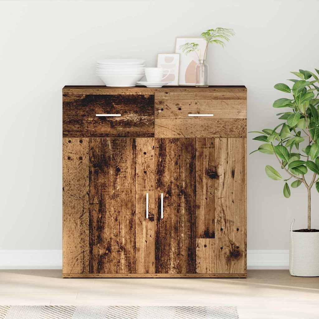 Sideboard Gammelt træ 78 x 38 x 80 cm Konstrueret træ