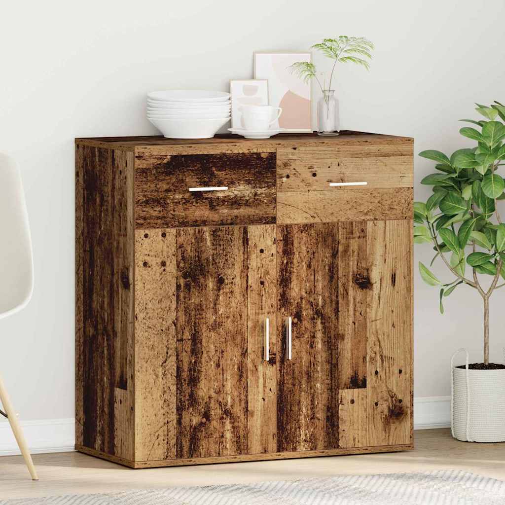 Sideboard Gammelt træ 78 x 38 x 80 cm Konstrueret træ