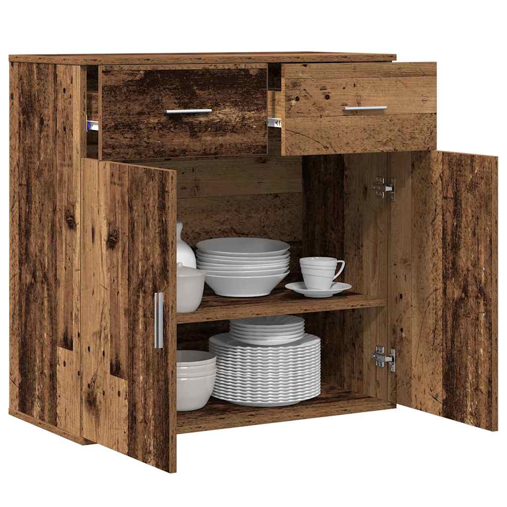 Sideboard Gammelt træ 78 x 38 x 80 cm Konstrueret træ