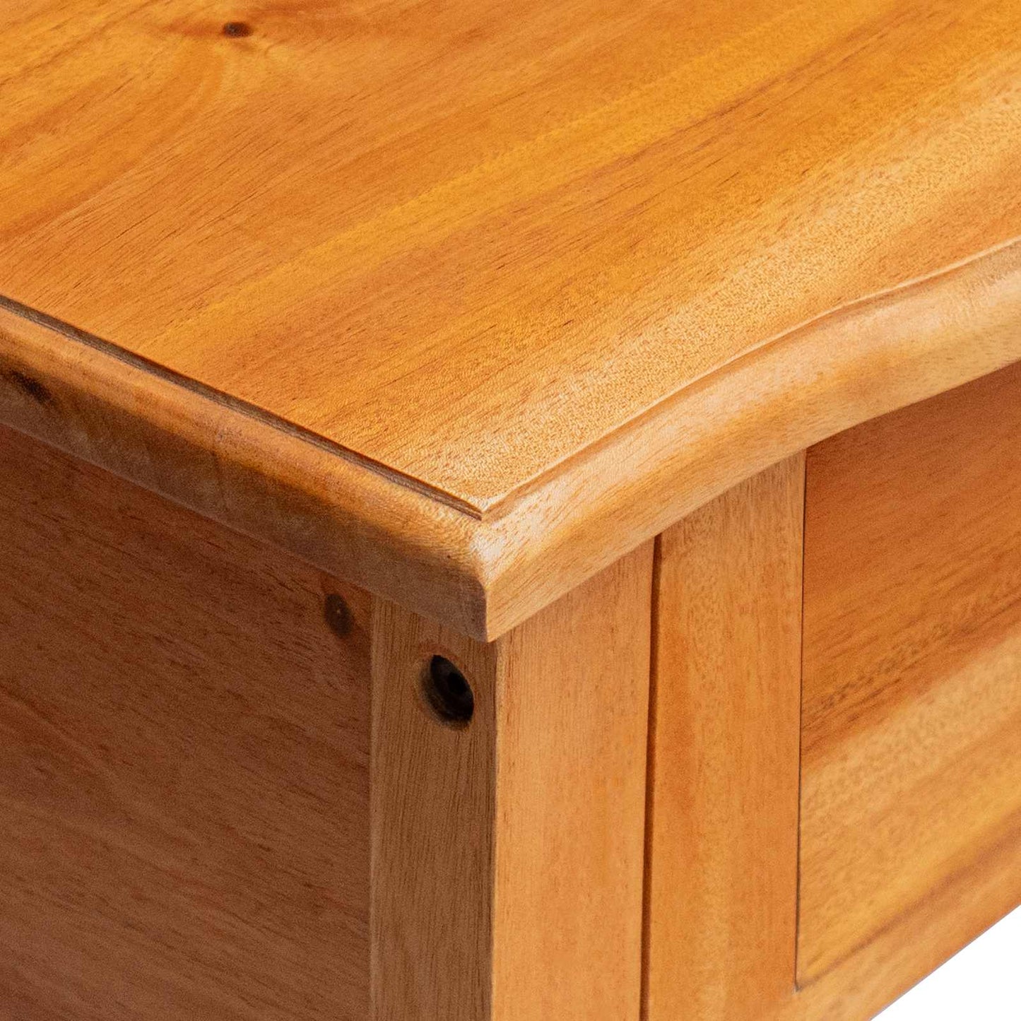 Konsolbord Naturfarvet 50,5 x 30 x 75,5 cm Massiv Mahogni
