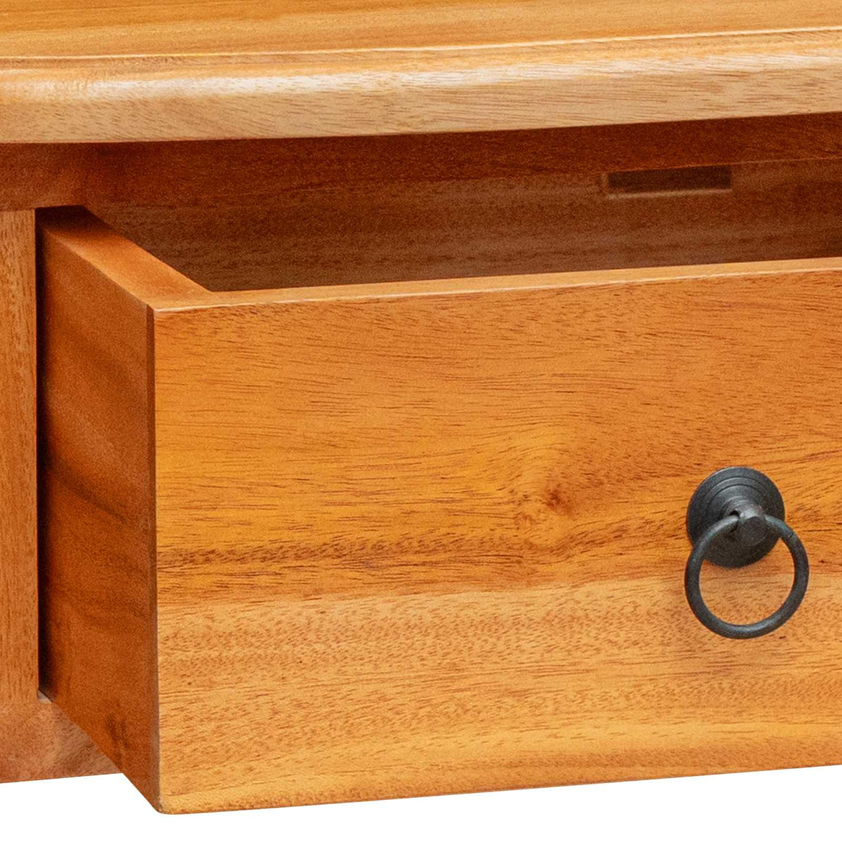 Konsolbord Naturfarvet 50,5 x 30 x 75,5 cm Massiv Mahogni