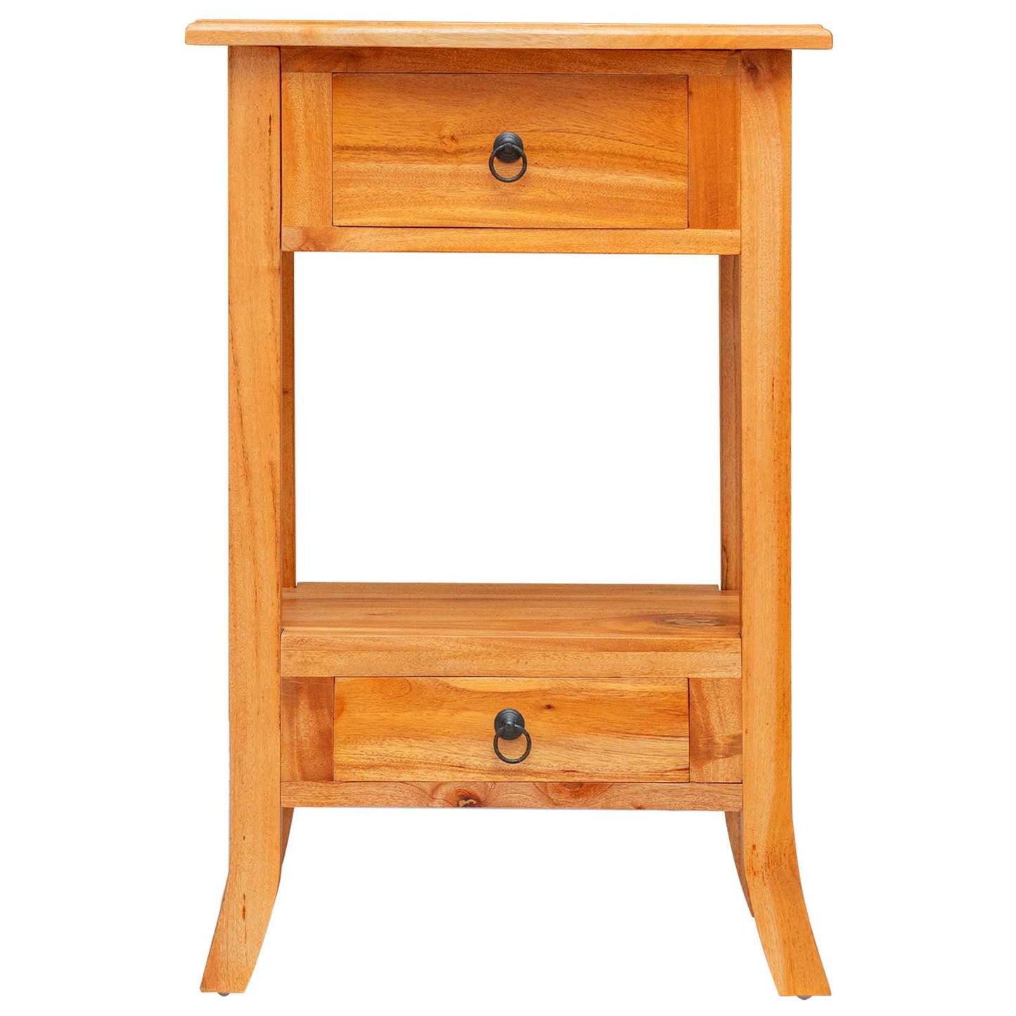 Konsolbord Naturfarvet 50,5 x 30 x 75,5 cm Massiv Mahogni