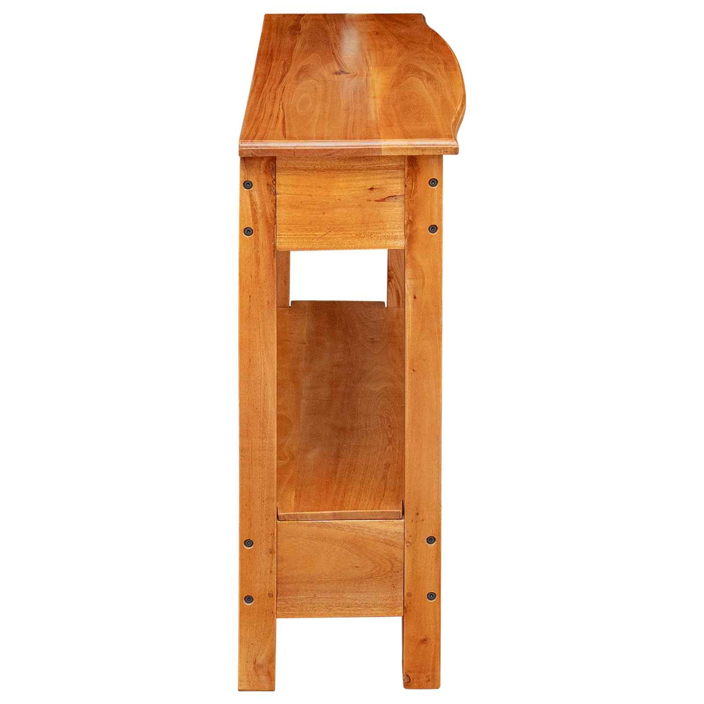 Konsolbord Naturfarvet 115 x 32 x 76 cm Massiv Mahogni