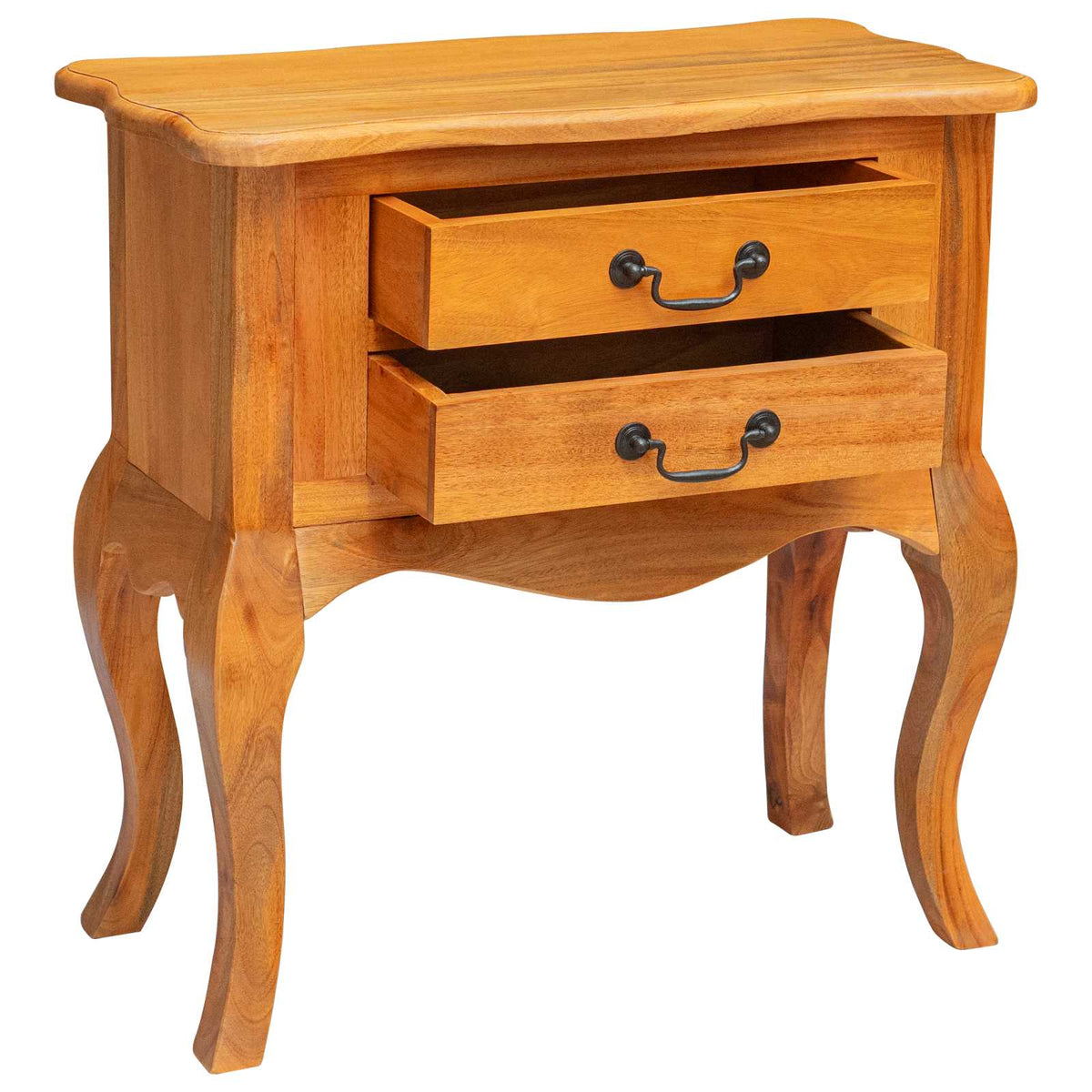 Sidebord Naturfarvet 60,5 x 30 x 61 cm Massiv Mahogni