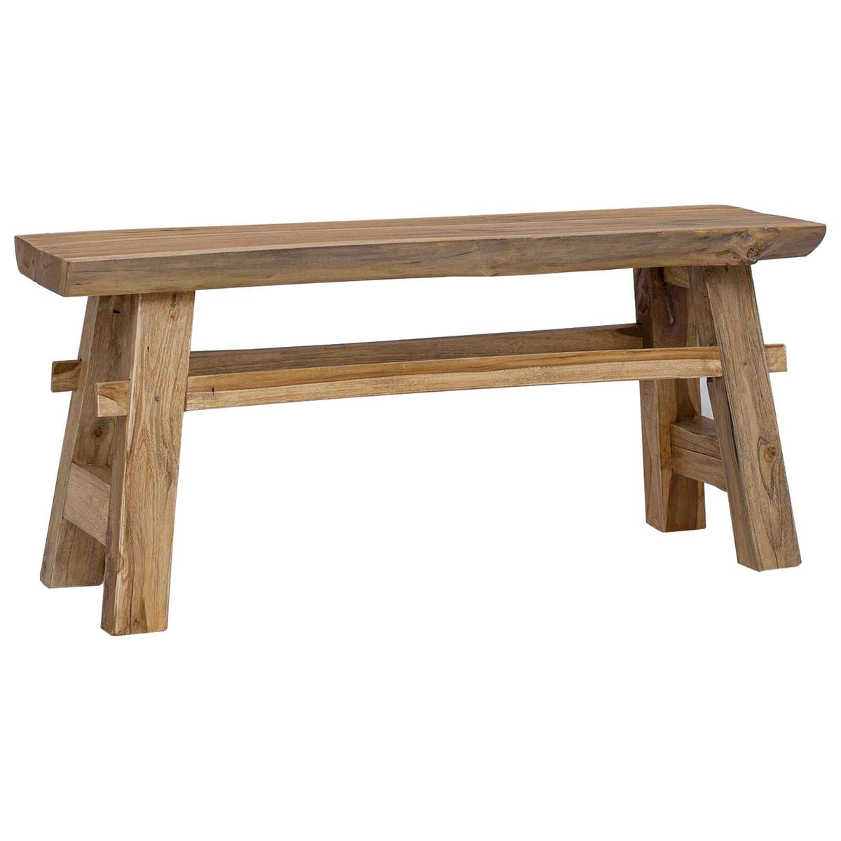 bænk Naturfarvet 100 x 29 x 43,5 cm Massiv Teaktræ